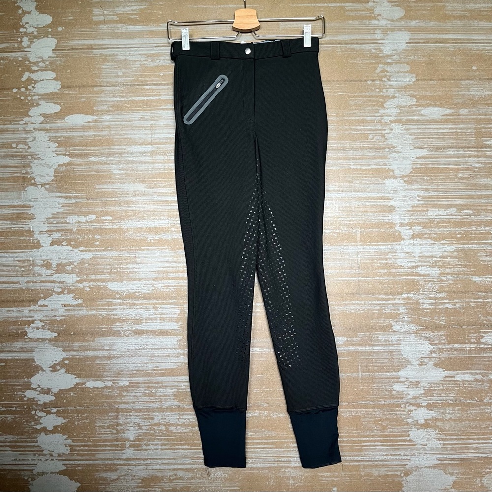 Women's Black Riding Breeches with Silicone Grip